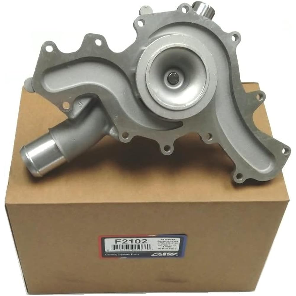 OAW F2102 Engine Water Pump 3 Horse outlet with 97-10 Ford Explorer, 01-10 Explorer Sport Truck, 05-10 Masterang, 01-11 Ranger, 01-10 Mazda B4000 & 98-10 Mercury Mauntenia 4.0L SOHC