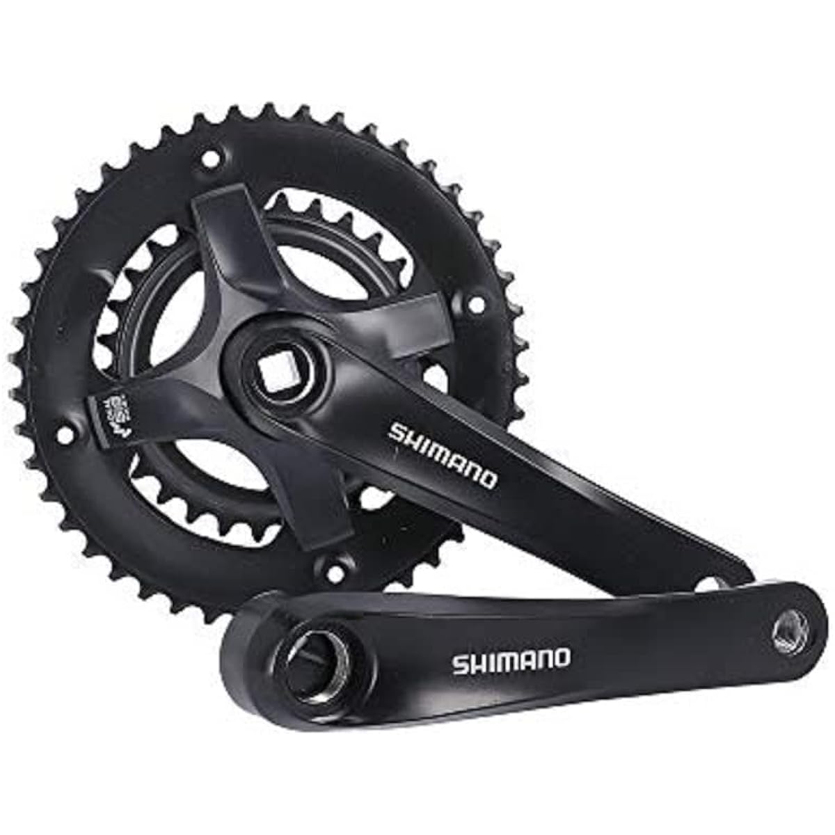 SHIMANO Front Chainwheel (MTB) FC-TY501-2 46×30T 170mm 8S/7S Compatible BB Square Shaft 122.5mm (LL123) Black EFCTY5012C60XLB