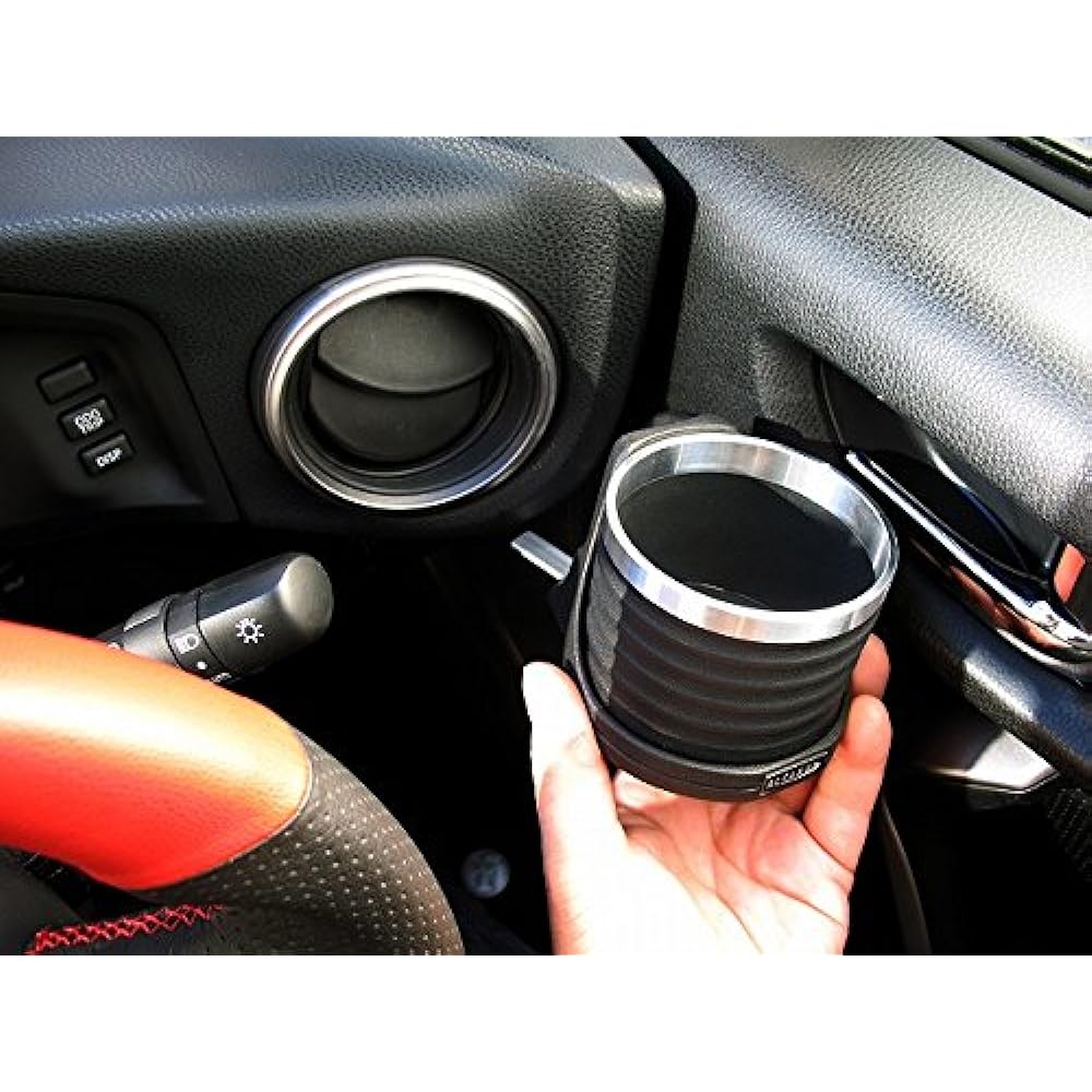 ALCABO Drink Holder Black Cup Toyota 86 (ZN6) Subaru BRZ (ZC6) Right Hand Drive AL-T120B