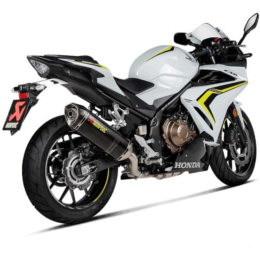 AKRAPOVIC Slip-on CBR400R (19-21) CB400X (19-21) Carbon Hexagonal Slip Online S-H5SO4-HRC/1