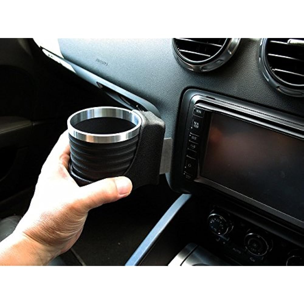 ALCABO Drink Holder Black/Ring Cup AUDI TT(8J) Right Handle AL-A204BS