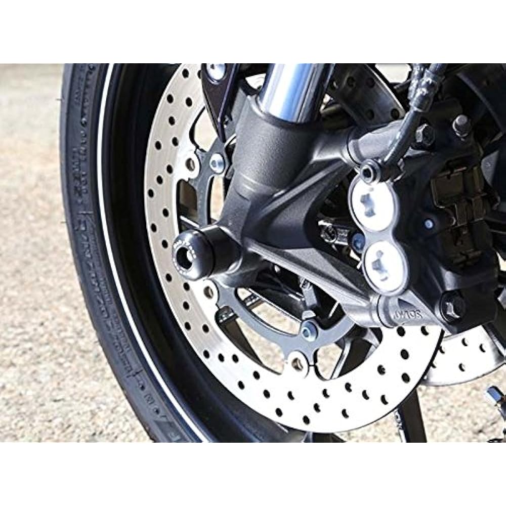 BABY FACE Axle Protector Machined Duracon Black MT-09/FZ-09 MT-09(14) 006-AY005BK