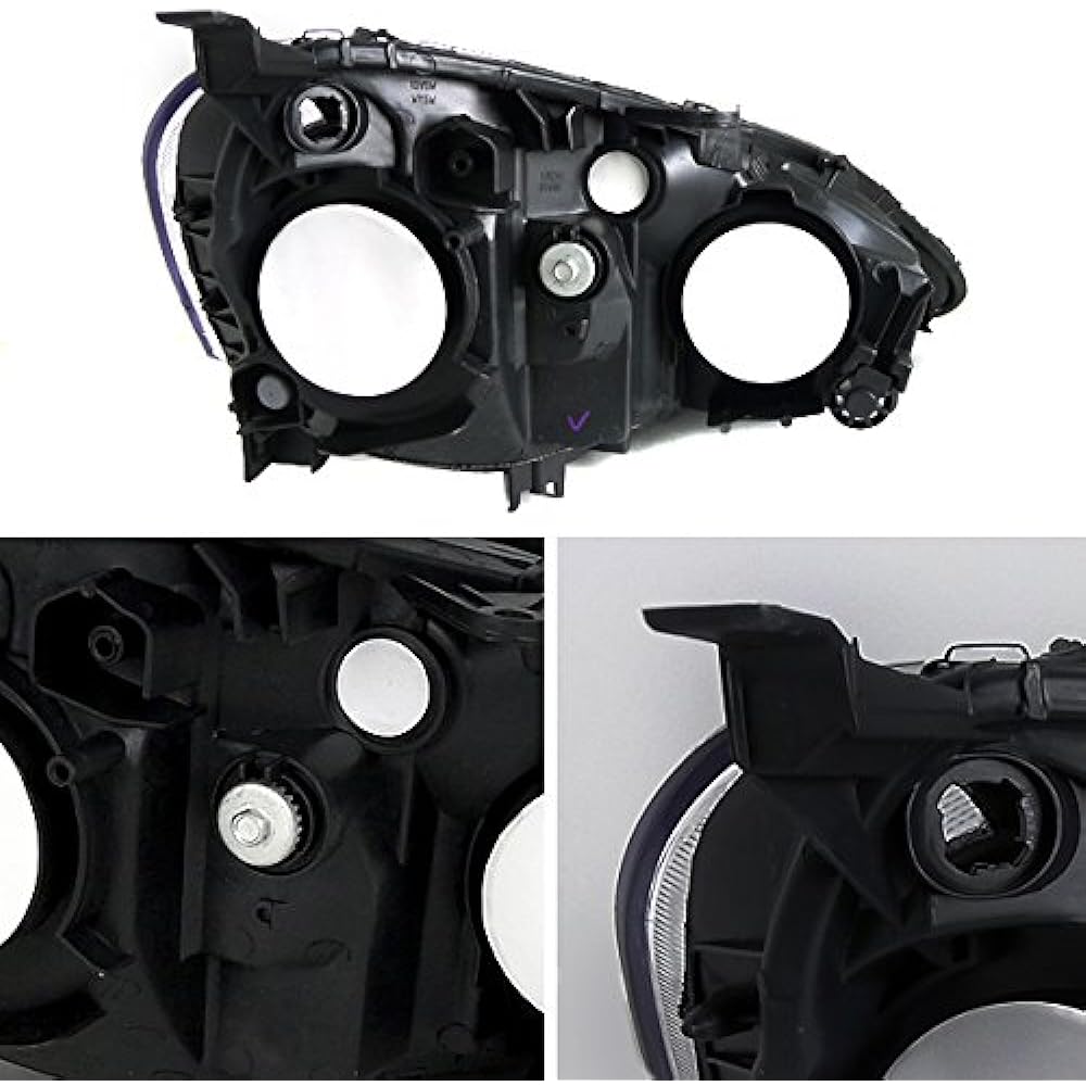 InstyLepARTS RSX DC5 Clear lens headlights with chrome housing