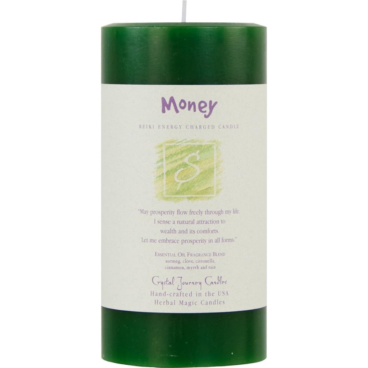 Magical Healing Candle Money 3x6