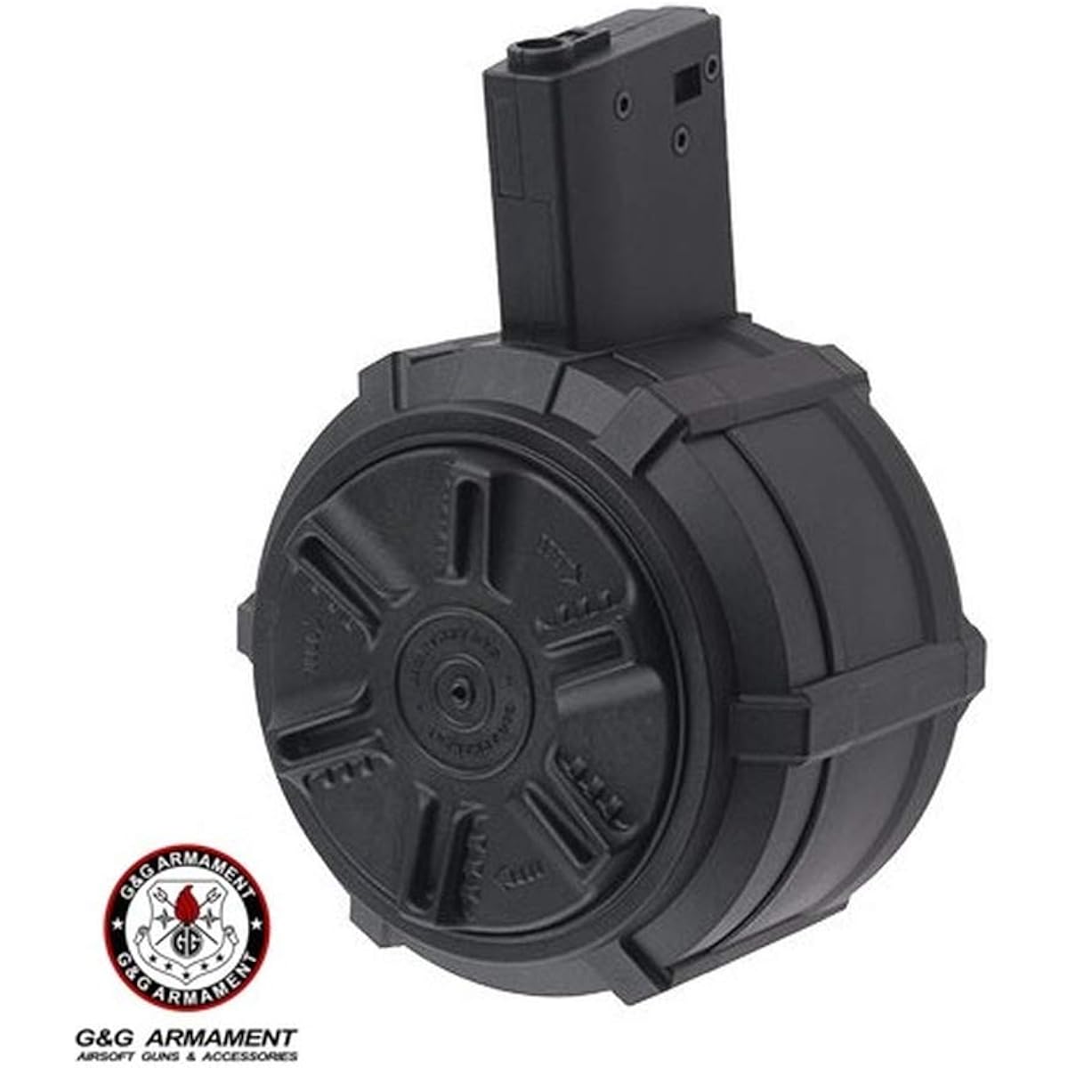 G&G ARMAMENT G-08-171 2300R Drum Mag for M4/M16 M4 type 2300 rounds drum magazine (manual) black