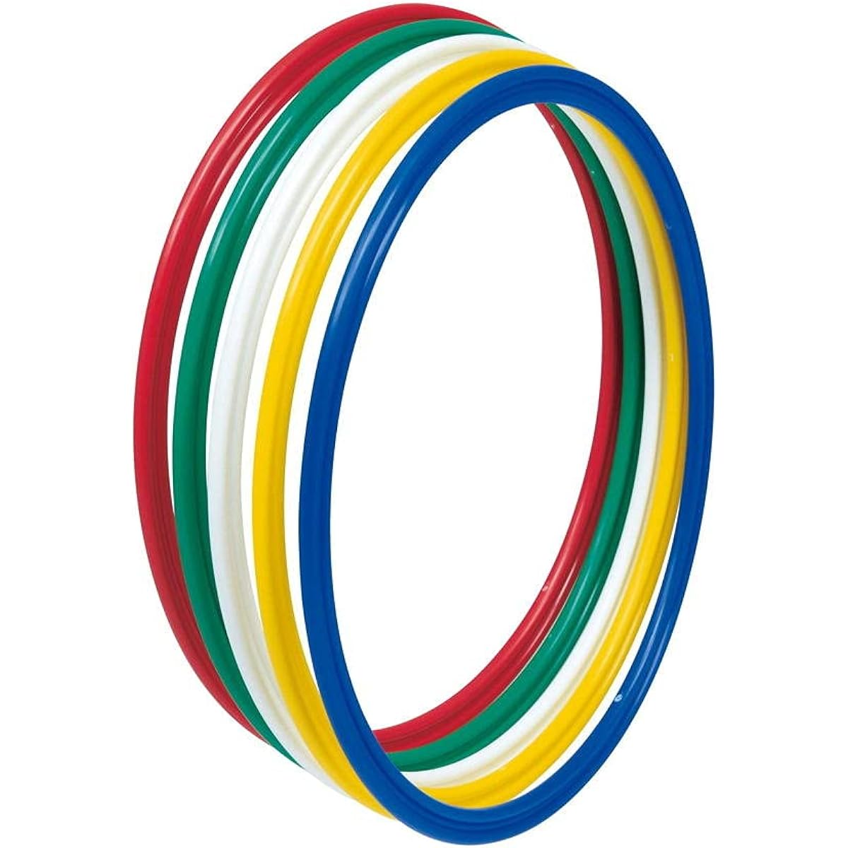 TOEI LIGHT flat hoop 5 colors 1 pair (blue, green, red, white, yellow)