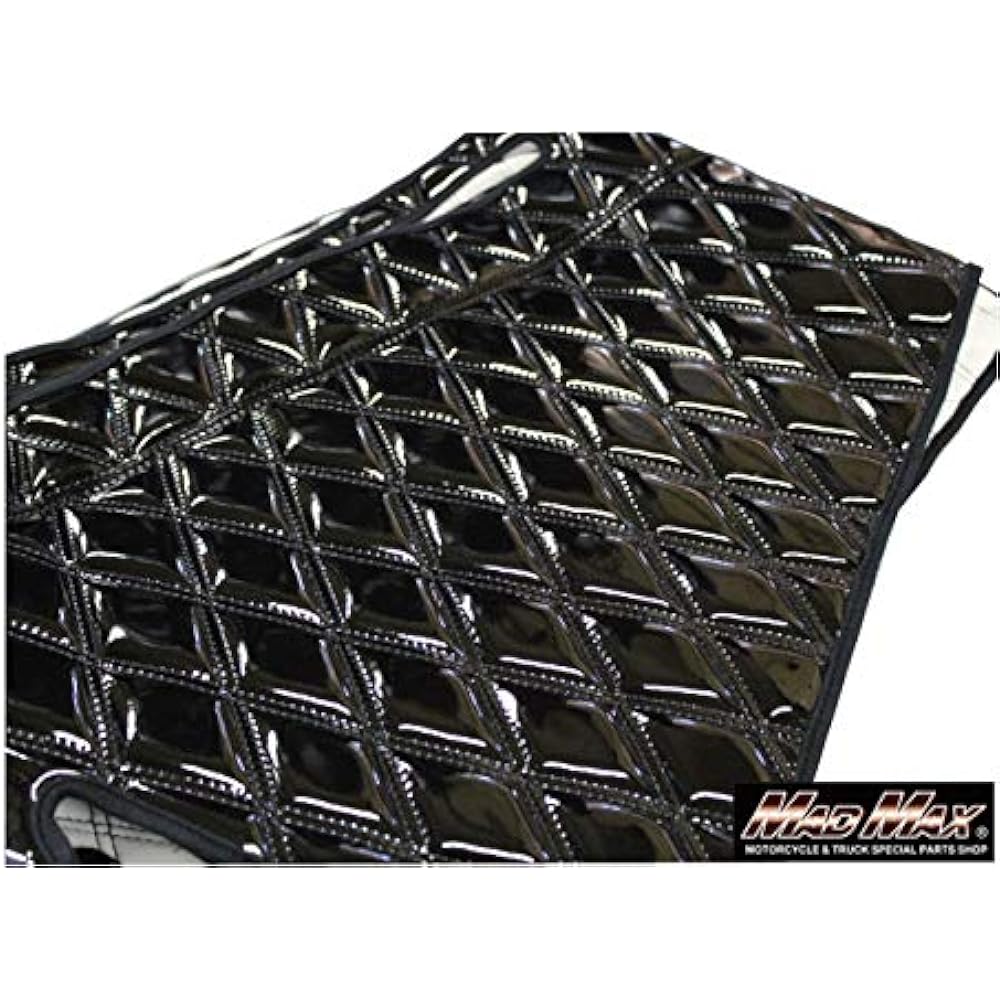 Double Stitch Enamel Dash Mat Perfect Quon with Sensor Black/Black