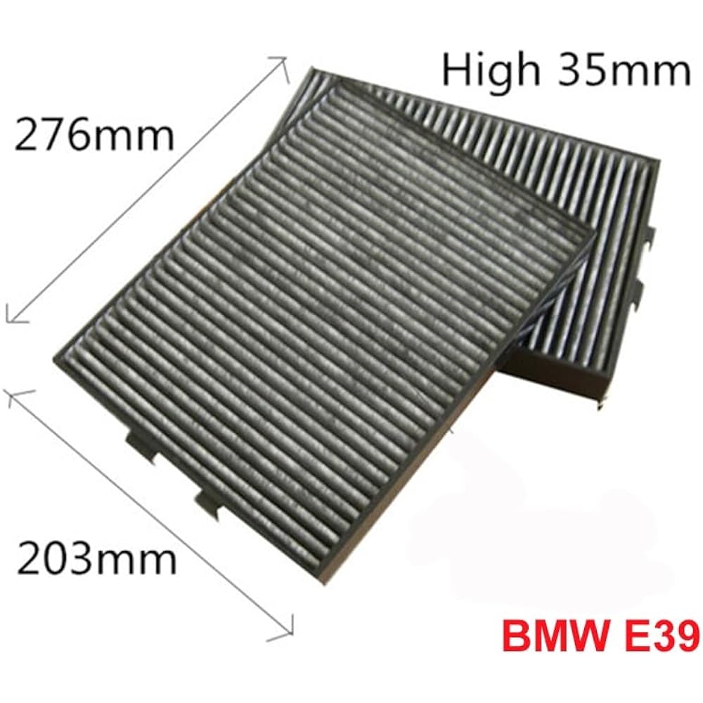 Car Parts Cabin Filter Fresh Air Filter Set BM E39 528i 530i 540i M5 Charcoal Filter 64110008138 64319069927 64118391200 Car Parts