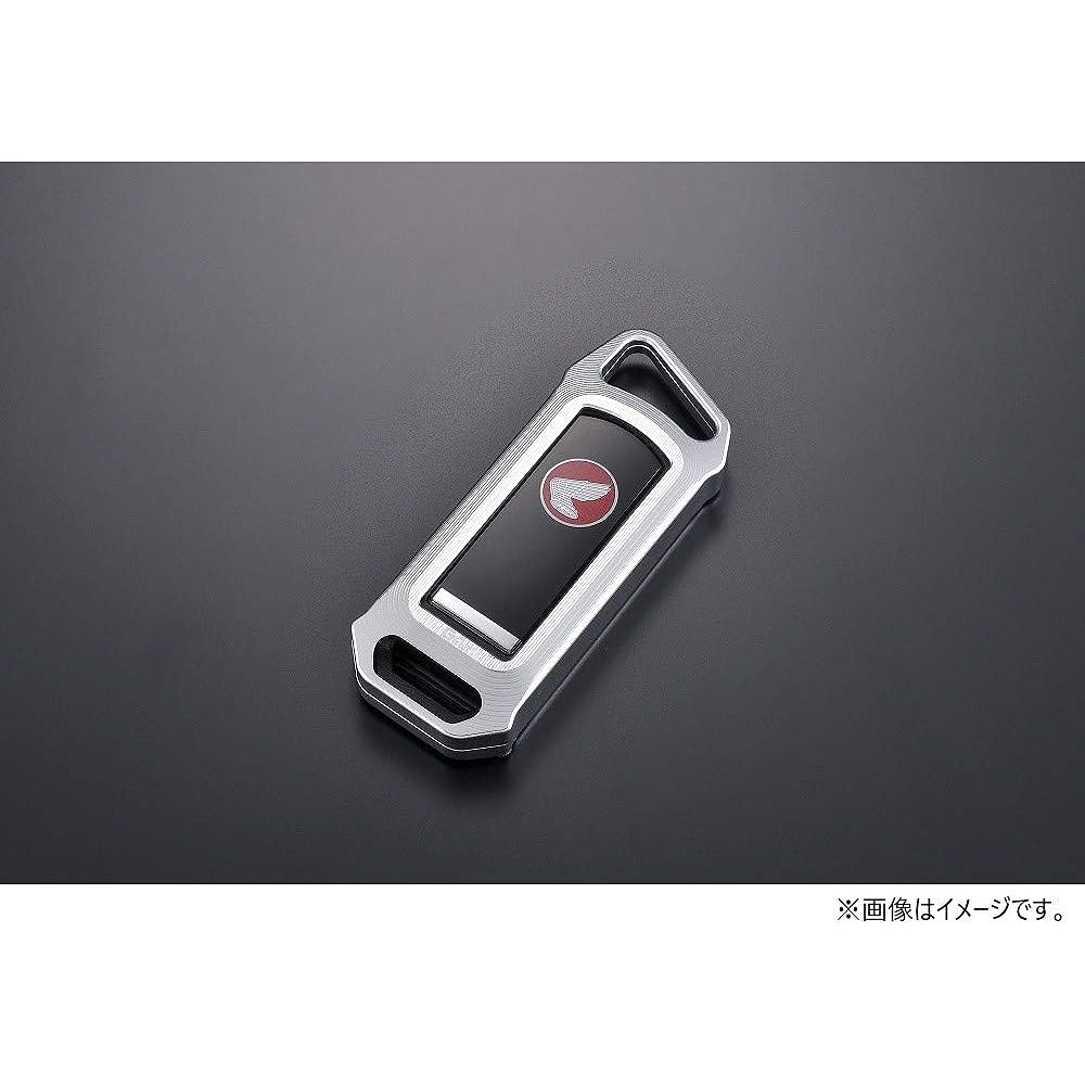 Gcraft Smart Key Cover Key Case Super Cub C125 (JA48) PCX (JF81) PCX150 (KF30) ADV150 (KF38) Black Machined Aluminum 39511