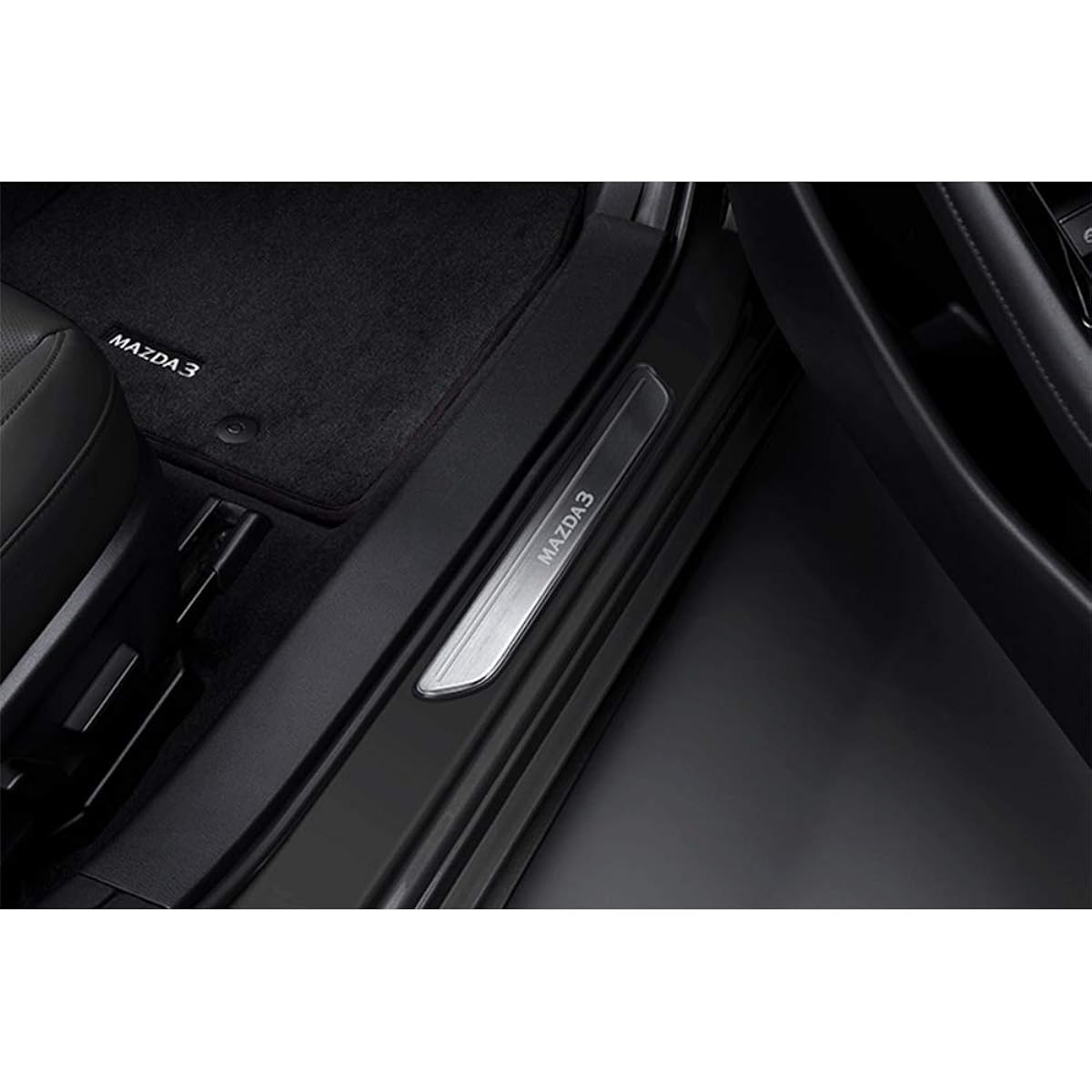 MAZDA3 FASTBACK SEDAN Genuine Mazda Scuff Plate Side Step Garnish Mazda 3 Sedan Fastback Export Specifications MAZDA GENUINE PARTS