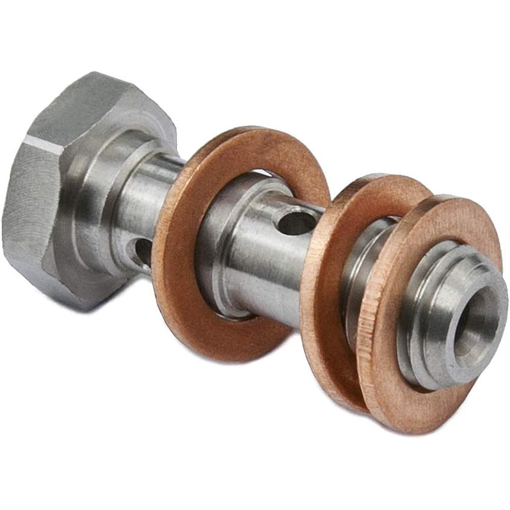 Precisiongeek -banjo bolt M10 x 1.25mm double L = 29mm stainless steel -1 piece