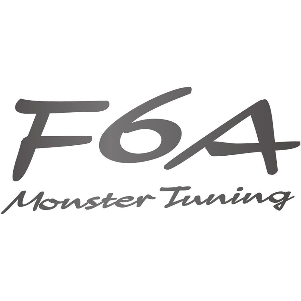 MONSTER SPORT F6A MONSTER Tuning Sticker White Large 470×190mm 896125-0000M