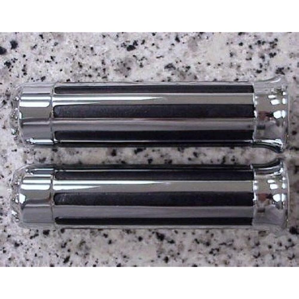 i5 Chrome Skull Hand Grip Honda Kawasaki Suzuki for Yamaha Cruiser