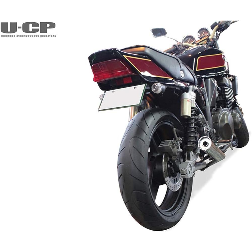 U-CP (Uchi Custom Parts) Fender Elimination Kit ZRX400 ZRX2 All Years Genuine Turn Signal Compatible Genuine Reflector Compatible FLBKZRX4