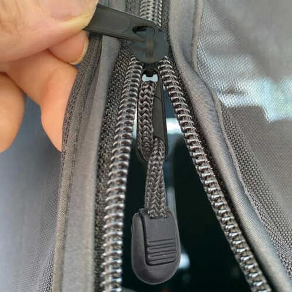 SEIWA Car Interior Insect Net, Easy Magnet, Back Door Only, S Size Z107, 1 Piece, Mesh, Double-Sided Slide Fastener