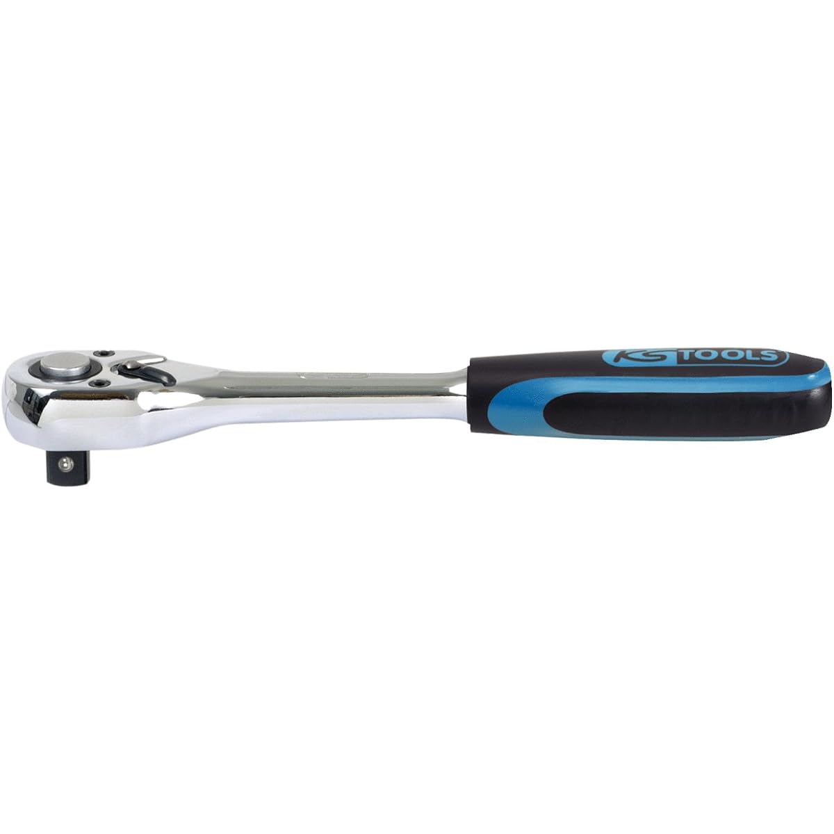 KS TOOLS 1/4" CHROME Reversible Ratchet 72 teeth plactic handle 918.1490