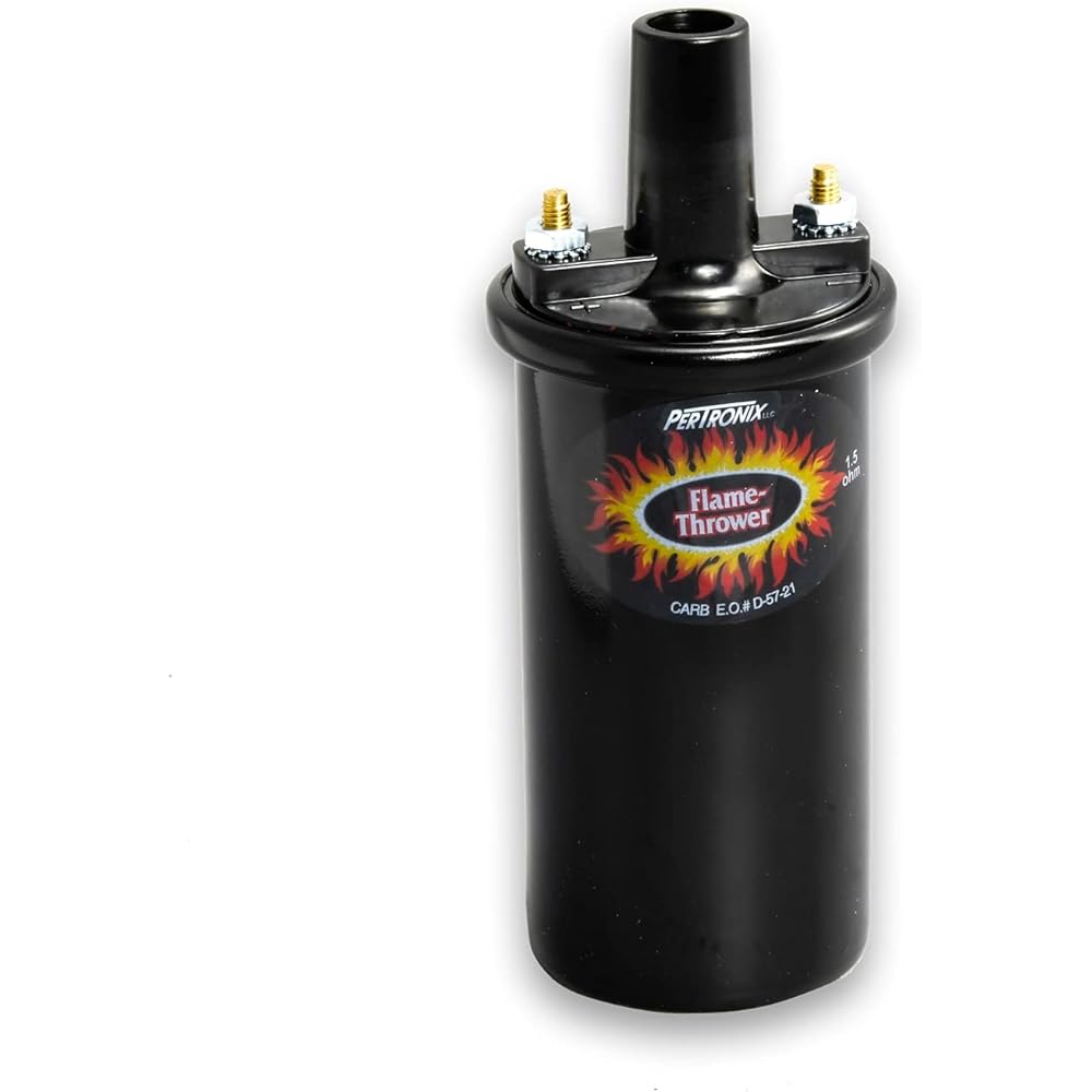 Pertronix 40011 Frame Slor 40,000 Bolt 1.5 Ohm Coil Black