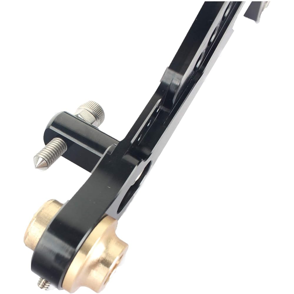 TARAZON Racing Goocert Pedal Set Brake Accelerator Pedal Kit Black Footrest Aluminum