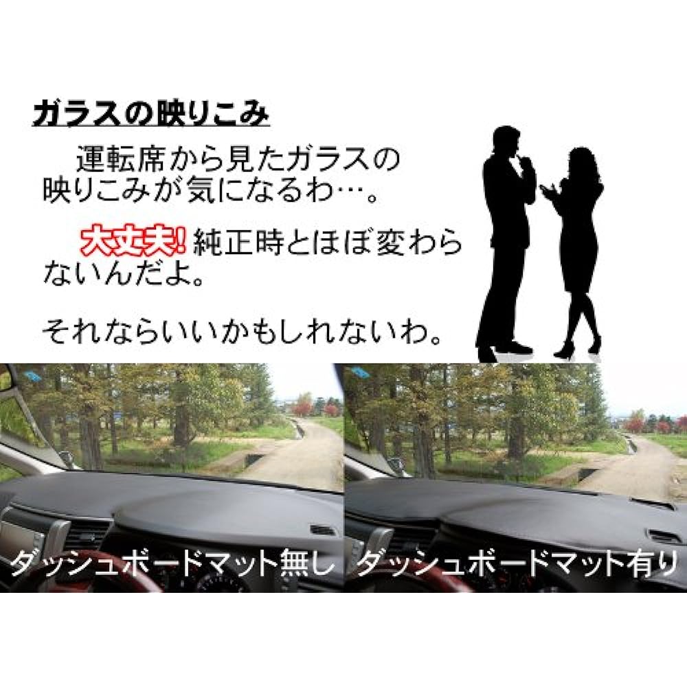 BMS Leather Dash Mat Black/Toyota Alphard 10 Series H14/05 ~ H20/05 (With Center Speaker) LDM-T02A-BK