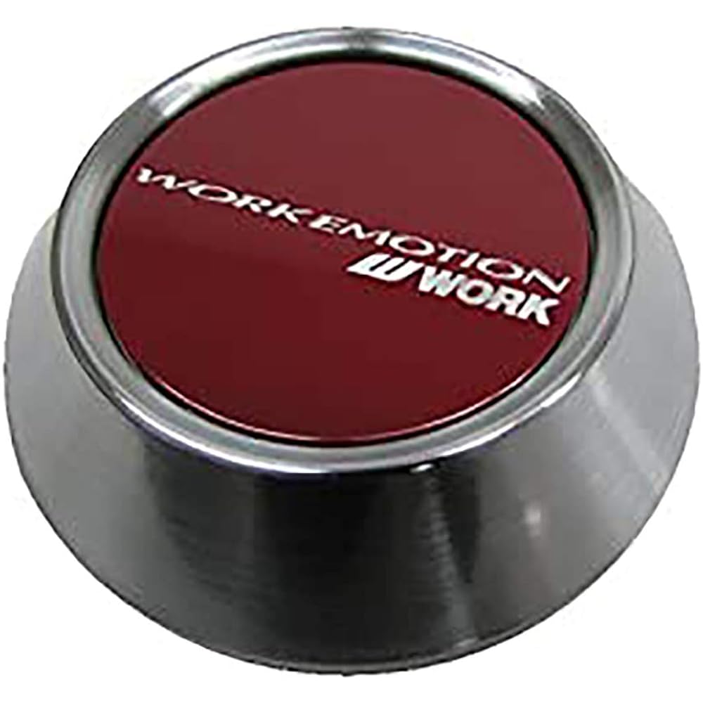 WORK EMOTION Center Cap HIGH TYPE Red 4 pieces KWM-LRDX4