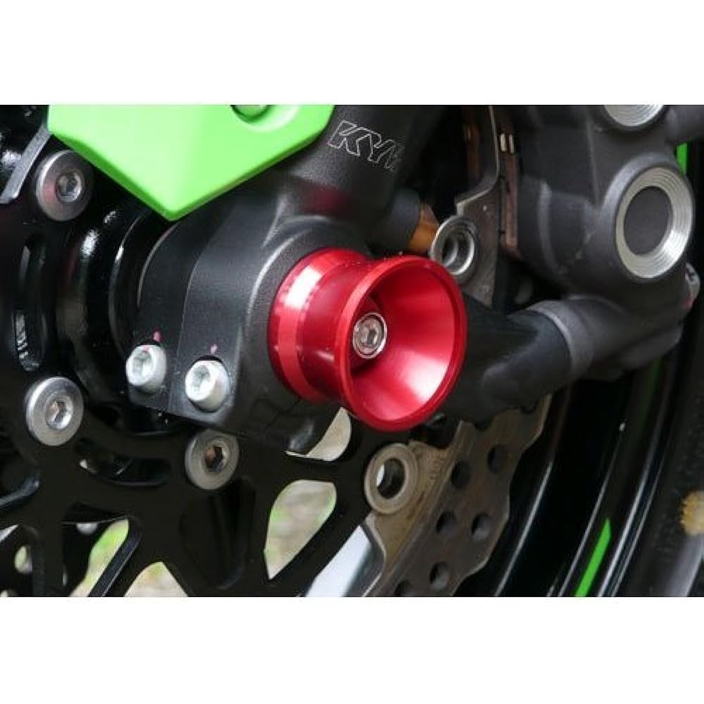 AGRAS Front Axle Slider Funnel Type Aluminum Silver ZX-10R(08-16) ZX-6R(09-12) 344-478-A0S