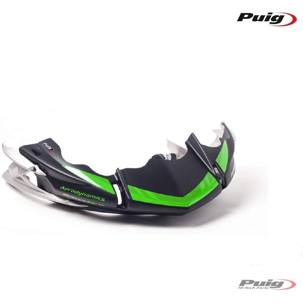 Puig Engine Spoiler (ENGINE-SPOILER) Matte Black Kawasaki Z1000(07-09)/Z750(07-12)/Z750R(11-12) puig-4525J