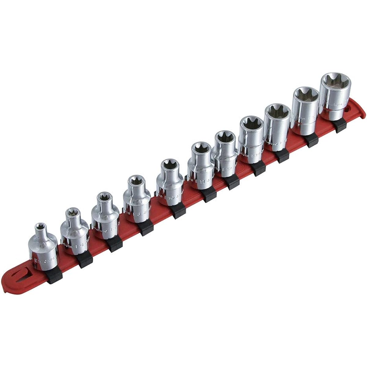 Suekage Tool Special E Socket Hanger Set Pro-Auto ES3-11S 11 Pieces
