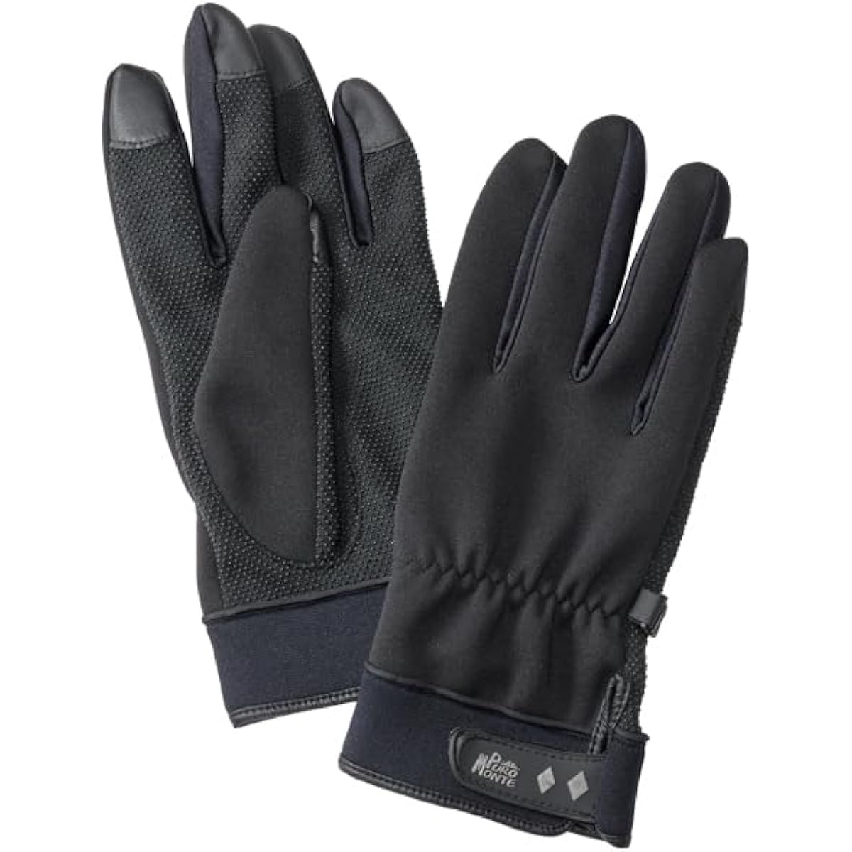 Warm fit trekking gloves black 2S size GI007U/BK