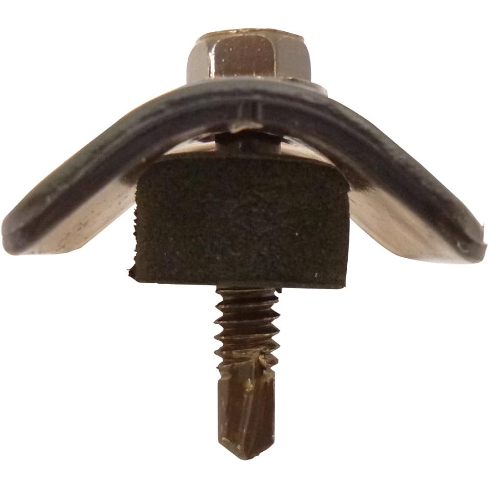 Yawata Neji Corrugated Plate Screw (Iron Base) Box of 100 Pieces 5 x 25 Bronze