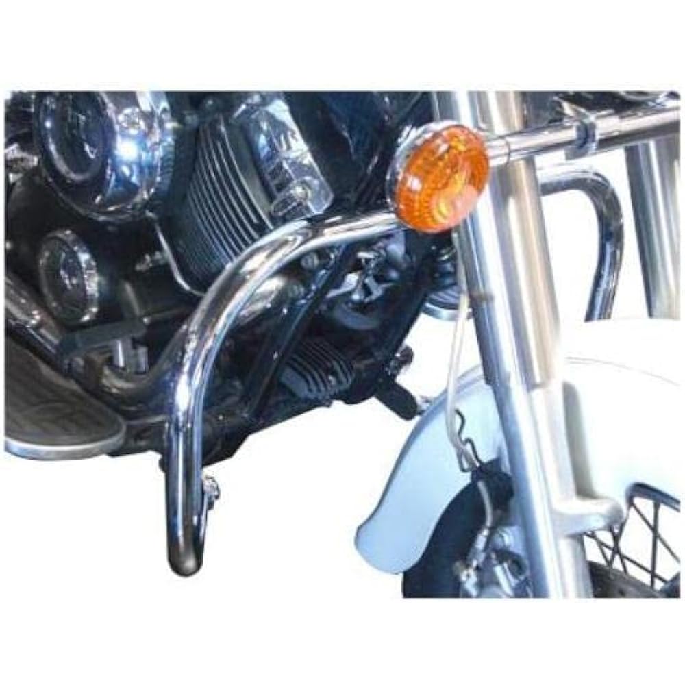 UCP U-CP (Uchi Custom Parts) Engine Guard Stainless Steel Drag Star/Drag Star Classic 400 EGDS40SS Silver