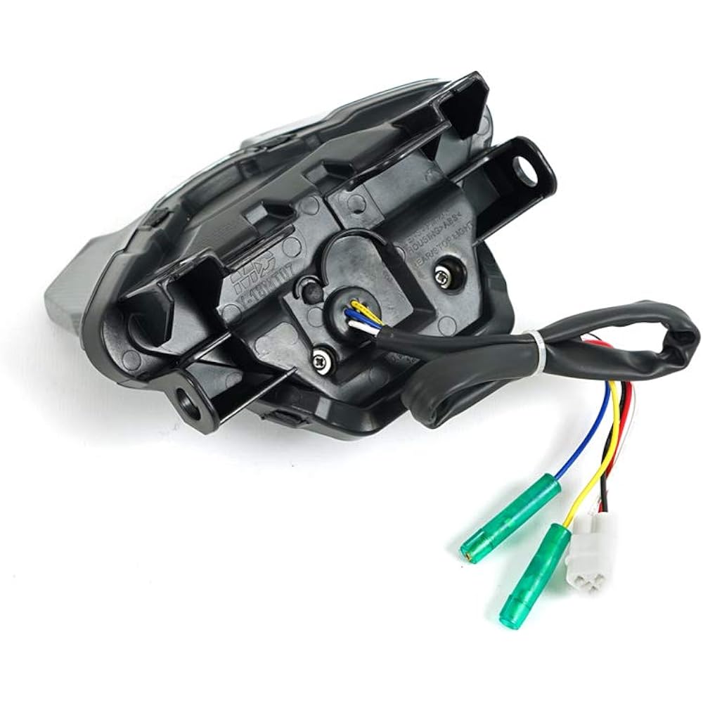 Integrated sequential LED tail tail lit smok lens 2018-2020 for YAMAHA MT-07