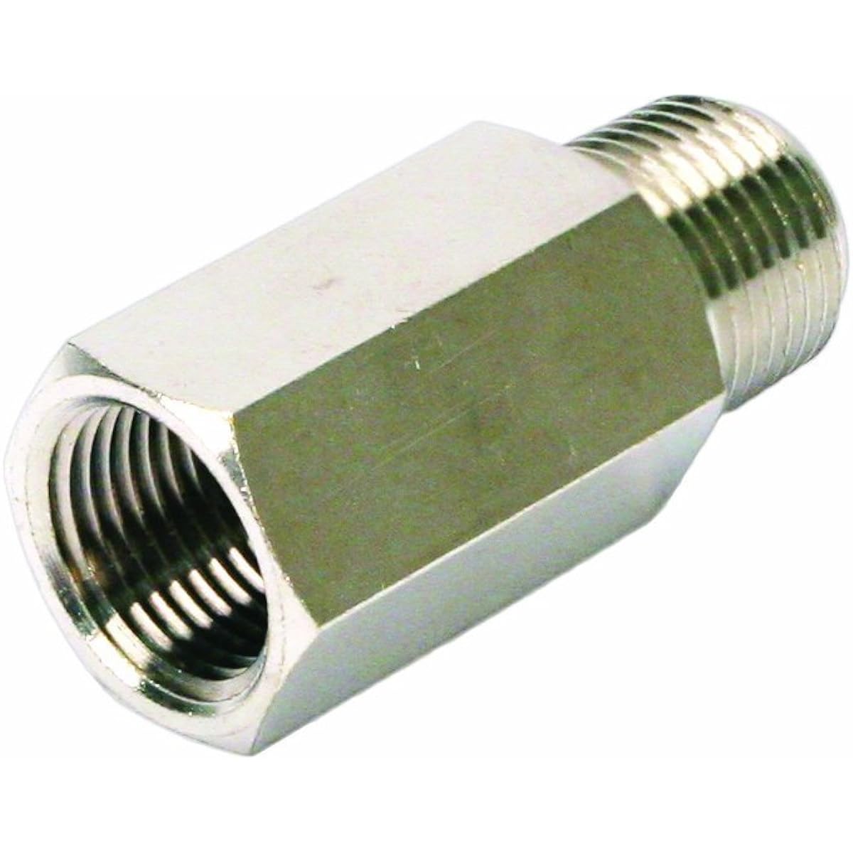 VIAIR 92833 3/8 inches → 3/8 inch NPT check valve nickel plating brass