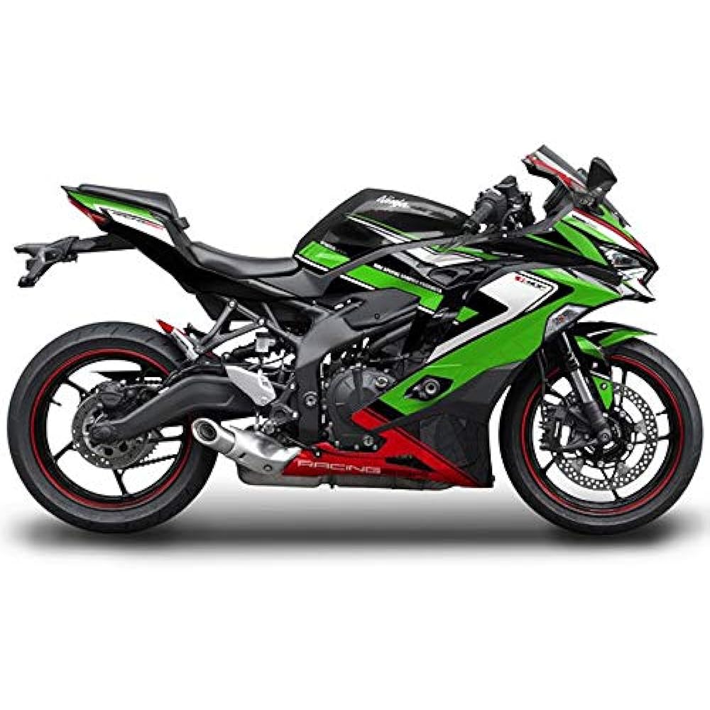 MDF Graphic Kit ZX-25R Front Side Left and Right Set Lime Green Attacker Model SGR M21ZX25-A-SGR-FS