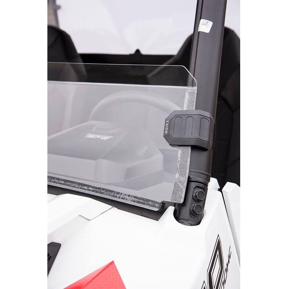 TUSK removable half windshield clear for Polaris General 1000
