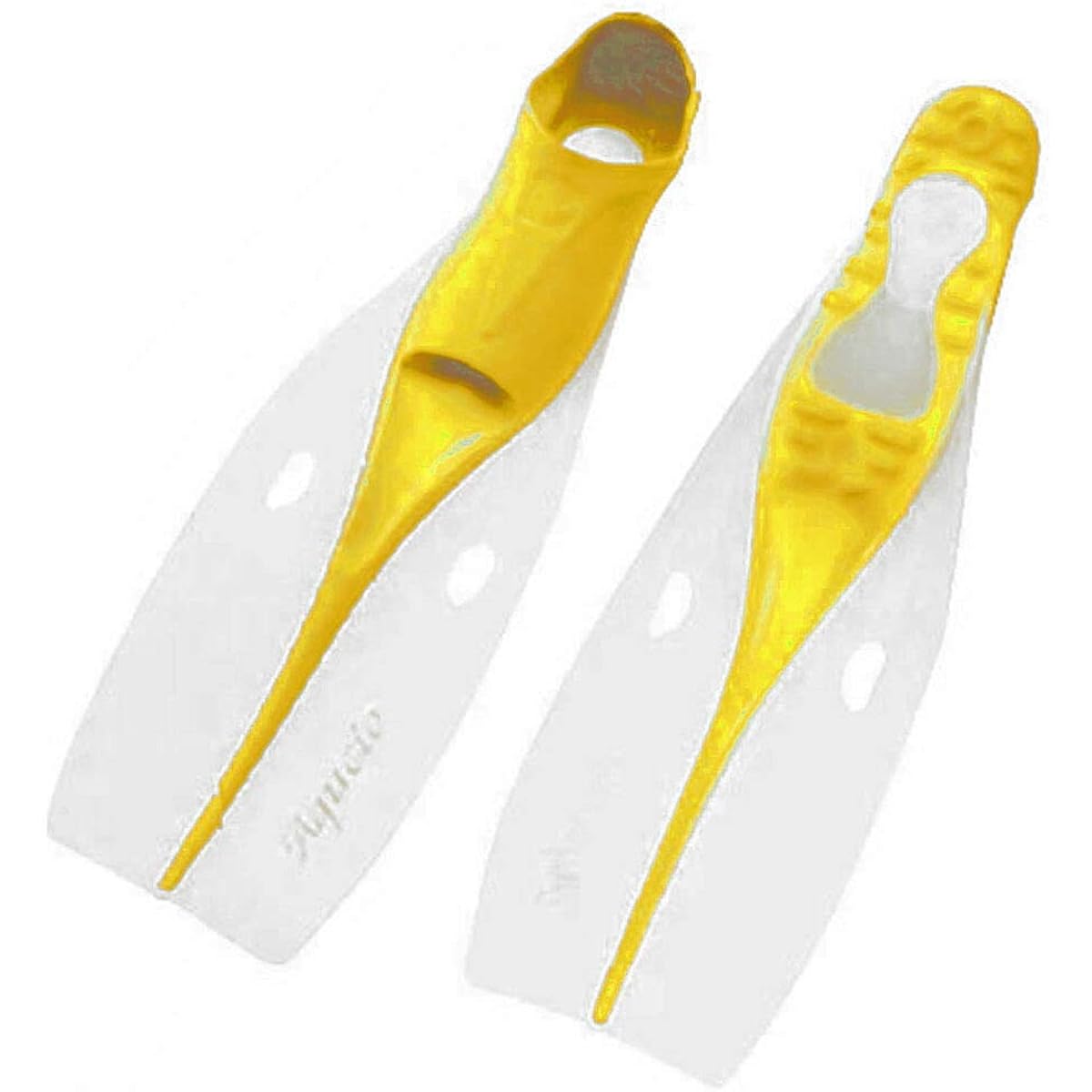 IKARI Snorkeling Diving Fins Full Foot Type Axio XS AF-455 Yellow