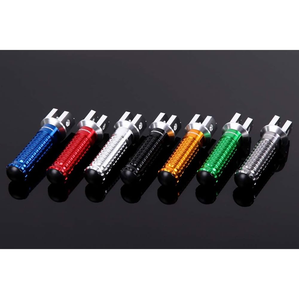SSK Machined Aluminum Step Standard Type for Riders Mounting Part Color: Black Step Bar Color: Titanium YAMAHA -2018