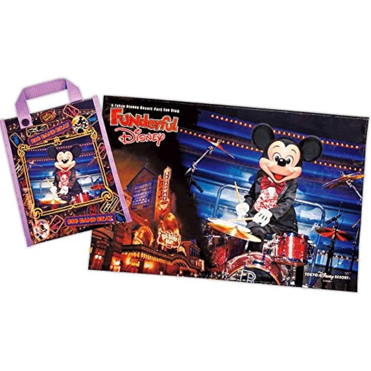 Disney Leisure Sheet Live Action Big Band Beat Tokyo Disney Resort Fantastic Disney Members Only