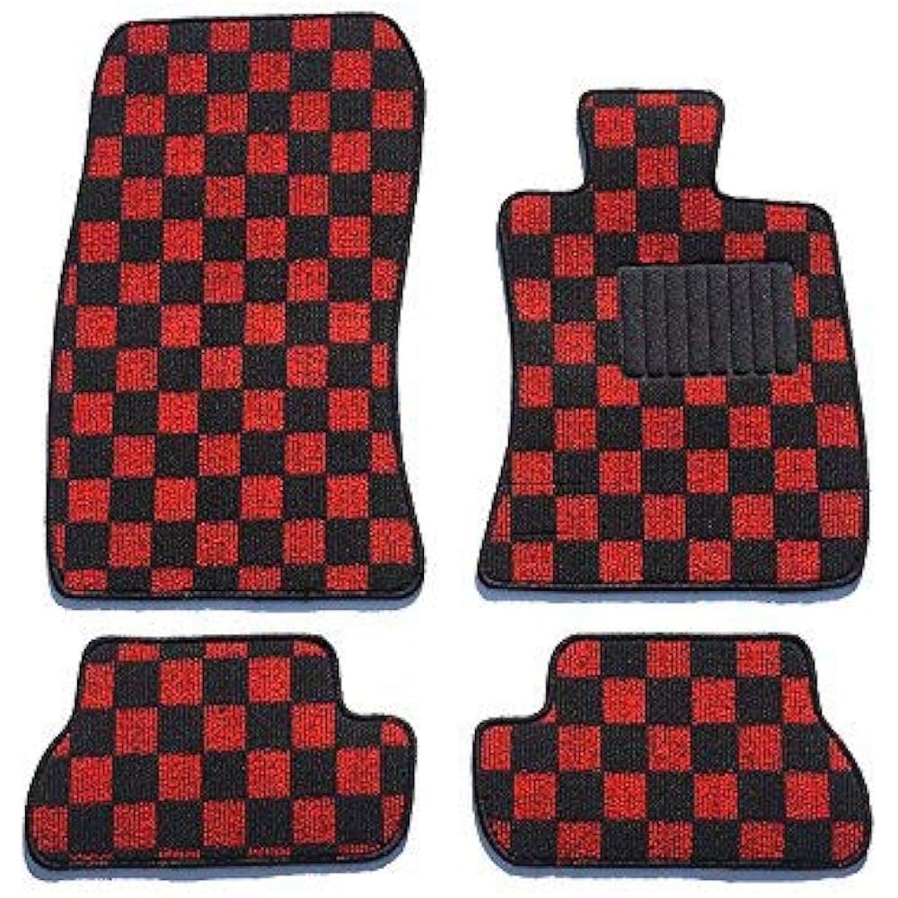 Car floor mat Mini Cooper R56 MF16 FBA exclusive check red black G5-1WER-UCAM G5-1WER-UCAM