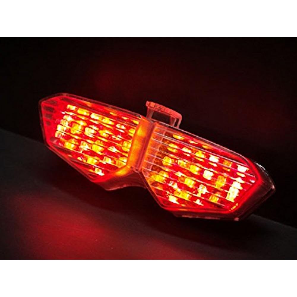 AREYOURSHOP LED Tail Light Winker YZF R6 2003-2005 YZF R6S 2006-2008 For Smoke