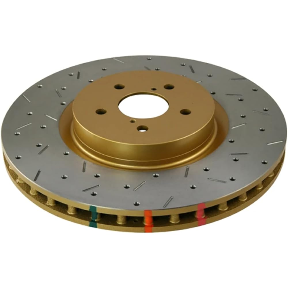 DBA DBA4654XS-10 4000 Series XS Premium Cross Drilled & Slotted Front Vented Disc Brake Rotor