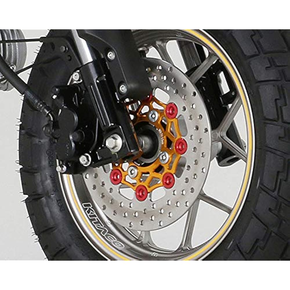 Kitaco 500-1432700 Floating Disc Rotor, Black/Red, Grom PCX125/150, Etc