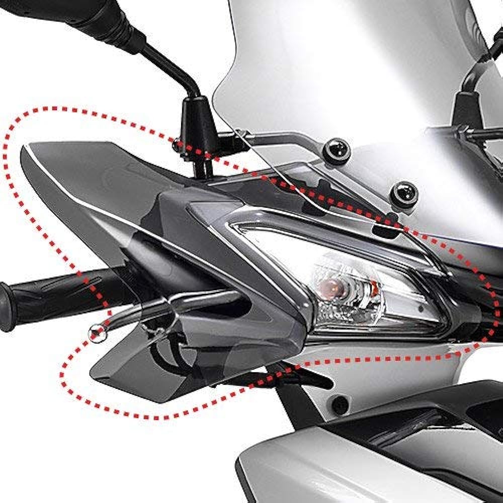 YAMAHA Knuckle Visor Smoke CYGNUS X 2019 Model Q5K-YSK-119-R01