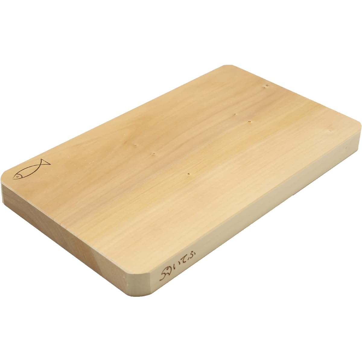 Kiya Cutting Board Ginkgo 40 x 23 x 3 cm Natural Wood Single Board Wooden