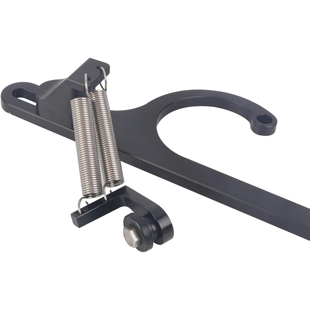 ZZDSNJ Aluminum 4150 4160 Series Throttle Cable Bracket Carburetor Black