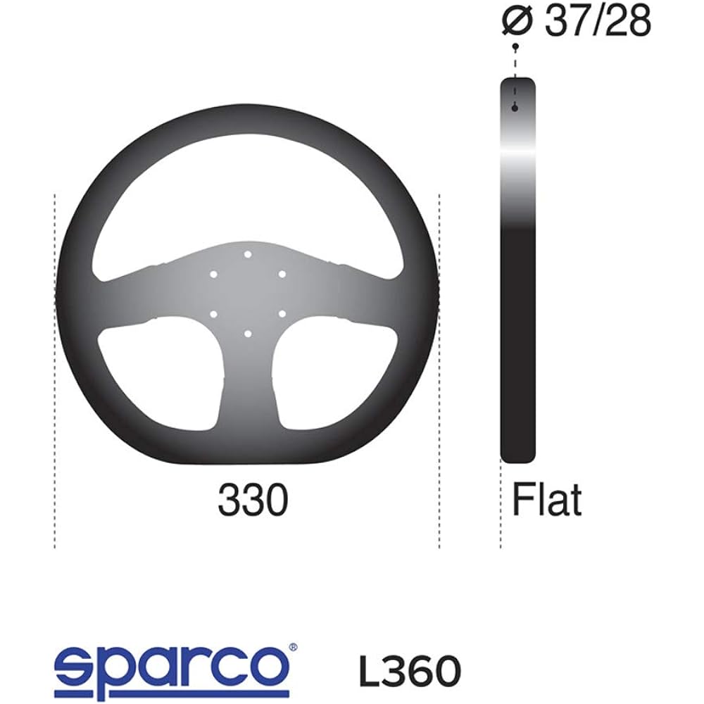Sparco Steering L360 Buckskin