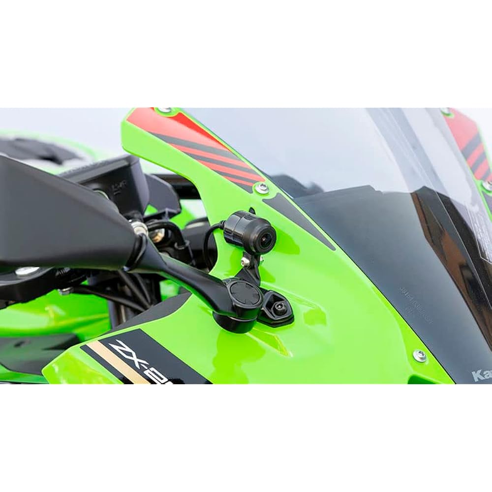 Kijima Motorcycle Bike Parts Camera Stay Drive Recorder Front Camera Single Item Steel Black Finish ZX-25R('20-) 304-5188F