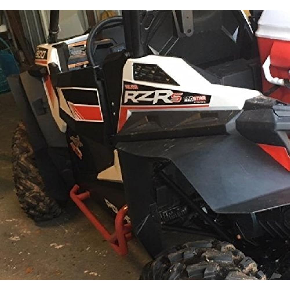 Extended Fender Flare Mad Flap RZR 4 900 2015-2017 Polaris RZR-S 900 & 2016 RZR-S 1000 Full Set Front/Rear