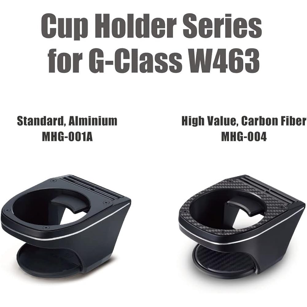AZUTO Cup Holder Carbon Fiber for Mercedes Benz G Class W463 MHG-004