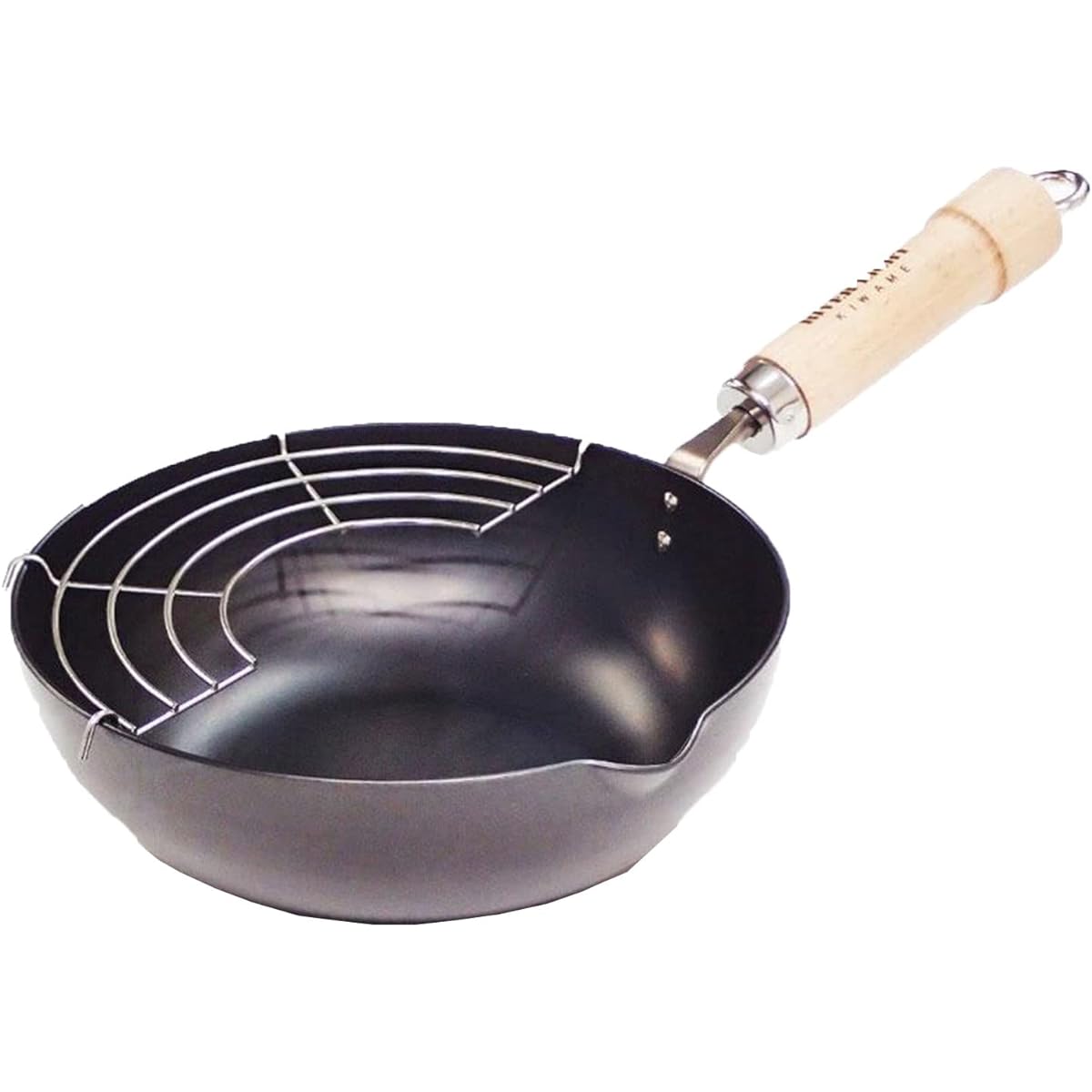 Riverlight Made in Japan One Hand Deep Frying Pot Frying Pan Kiwami JAPAN Black