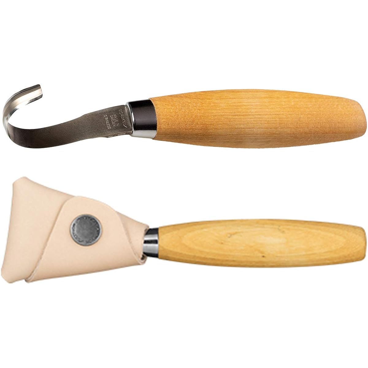 Morakniv Hook Knife 162 Double Edge Stainless Steel Woodworking Knife Craft Knife